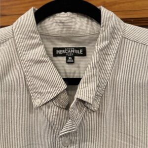 J. Crew Factory men’s short sleeve button down shirt